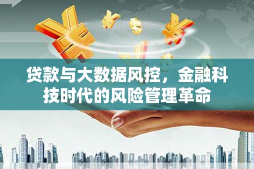 平安贷款与大数据风控，金融科技时代的风险管理革命