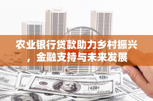 神农架农业银行贷款助力乡村振兴，金融支持与未来发展