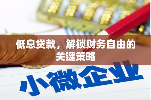 离岛低息贷款，解锁财务自由的关键策略
