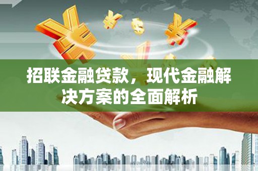 昌吉招联金融贷款，现代金融解决方案的全面解析