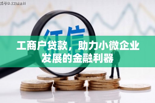 雁江工商户贷款，助力小微企业发展的金融利器