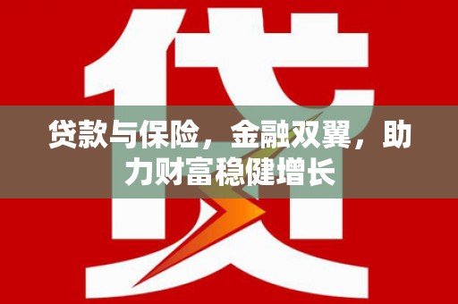 汪清贷款与保险，金融双翼，助力财富稳健增长